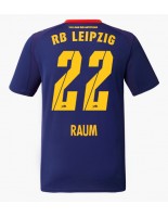 RB Leipzig David Raum #22 Bortedrakt 2025-26 Korte ermer